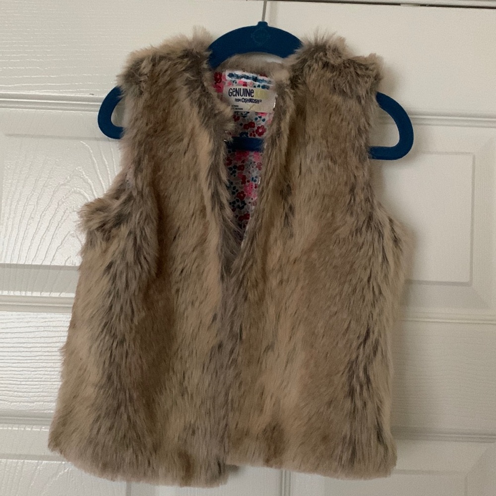OshKosh “fur” vest for toddler